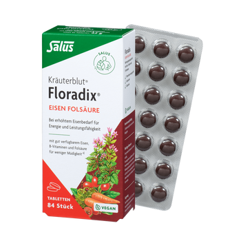 Salus Kräuterblut Floradix Eisen Folsäure Tabletten