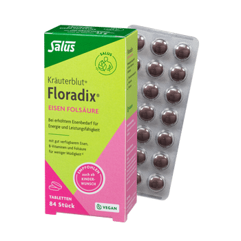 Salus Kräuterblut Floradix Eisen Folsäure