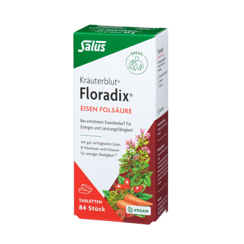 Salus Kräuterblut Floradix Eisen Folsäure Tabletten